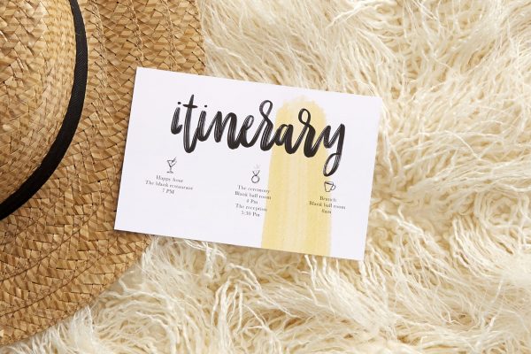 brush stroke itinerary