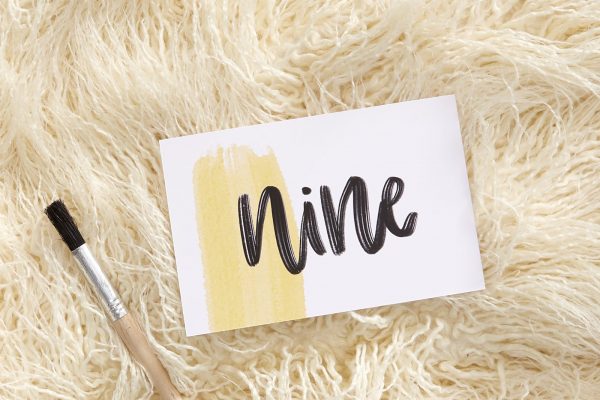 brush stroke tabe number