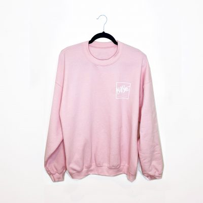 Babe Sketch Pink Crewneck
